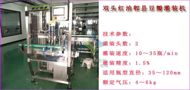双头红油郫县豆瓣灌装机