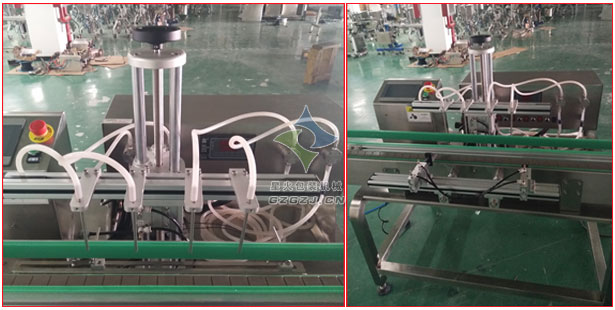 小型液体全自动灌装机,四头磁力泵液体灌装机
